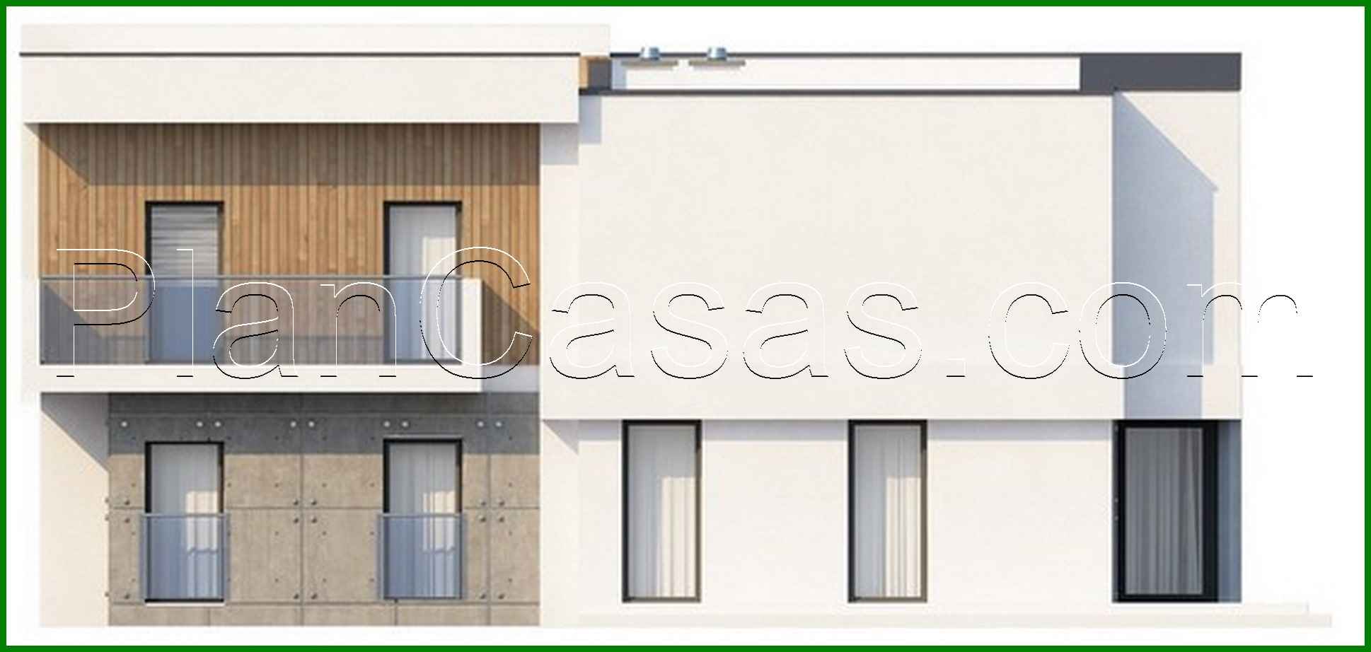 474. Project of a cottage with an office and a garage