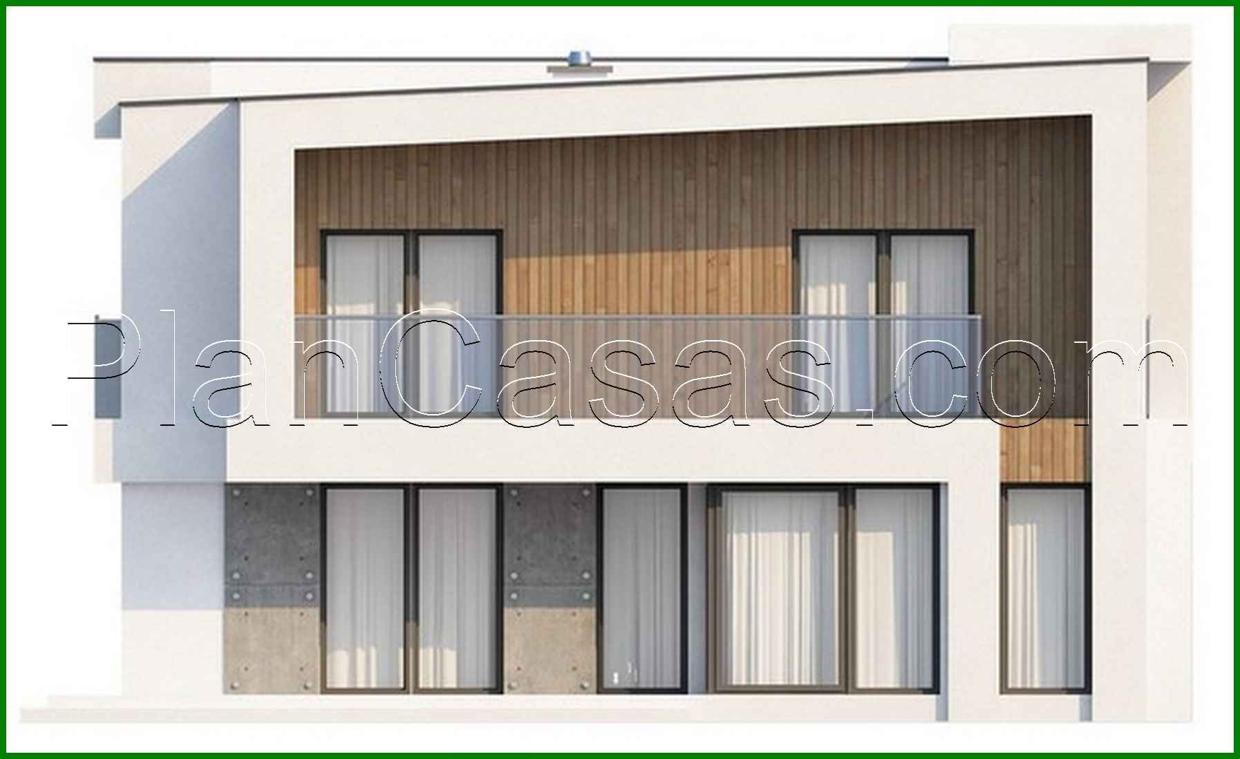 474. Project of a cottage with an office and a garage