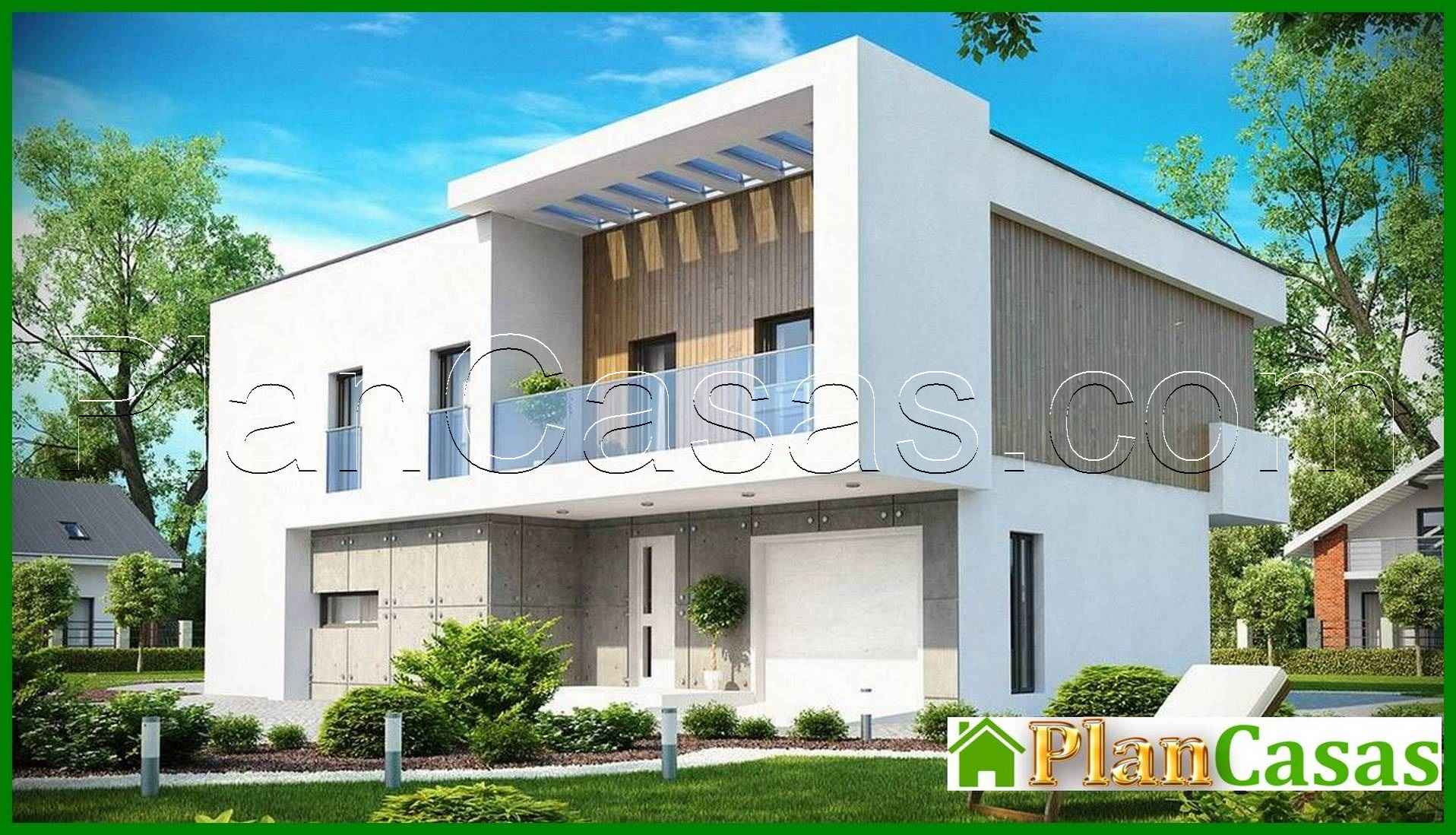 474. Project of a cottage with an office and a garage