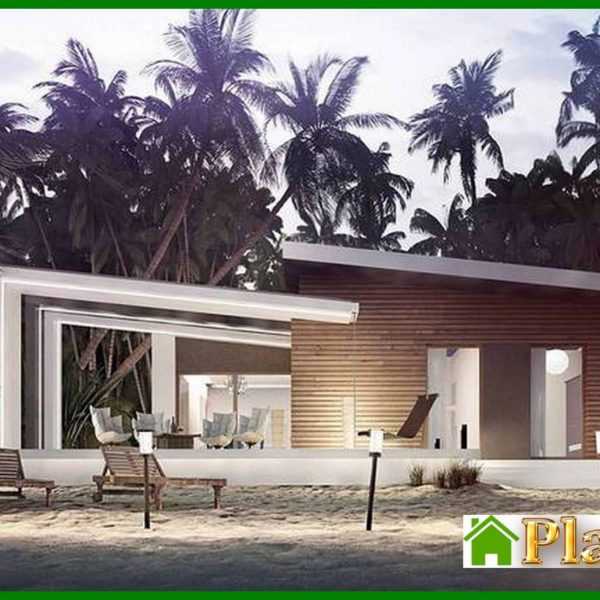 499. Modern house with an original facade and a stylish terrace