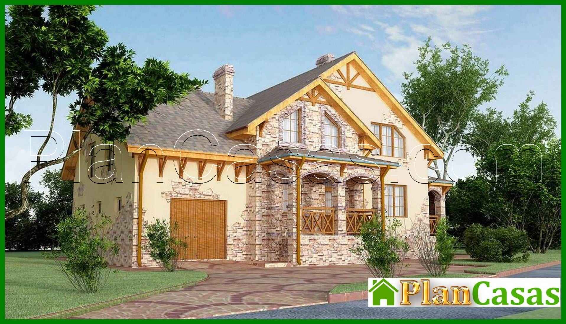 503. Beautiful two-story house with a spacious living room