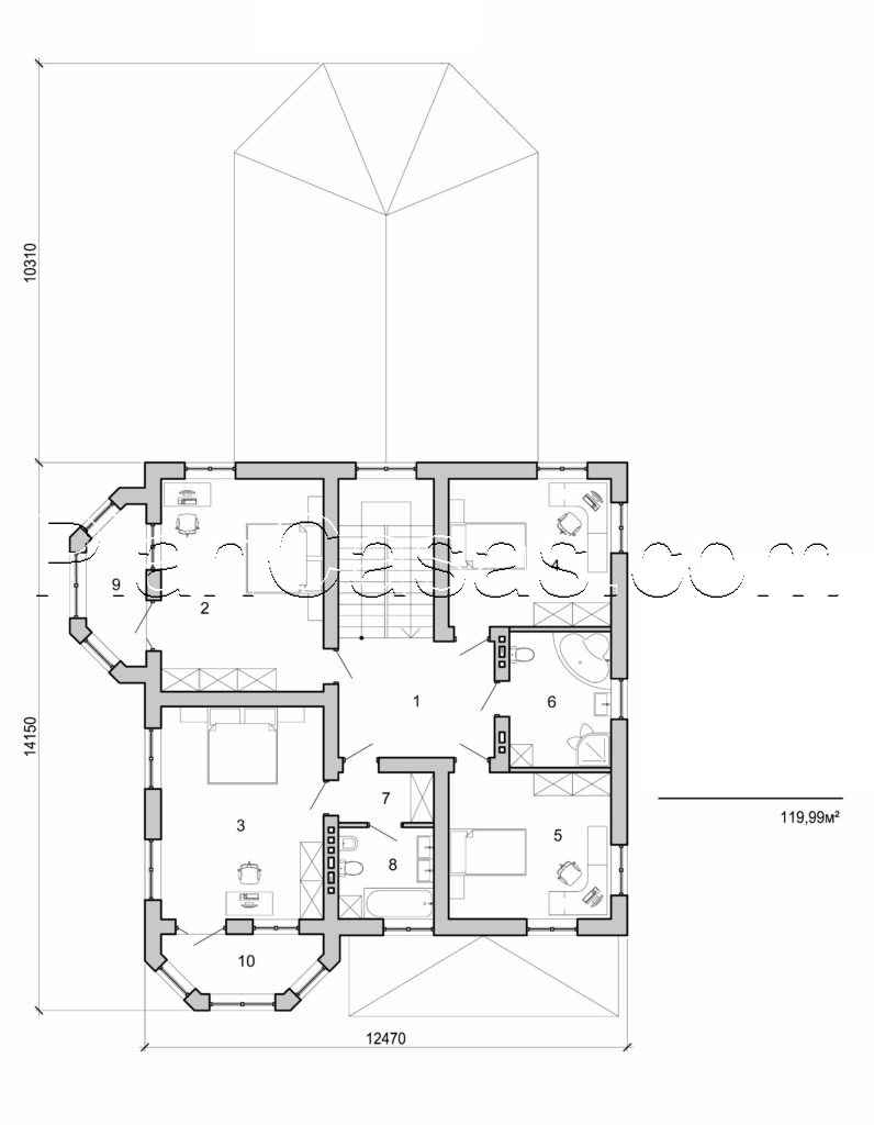 92. Two storey house project