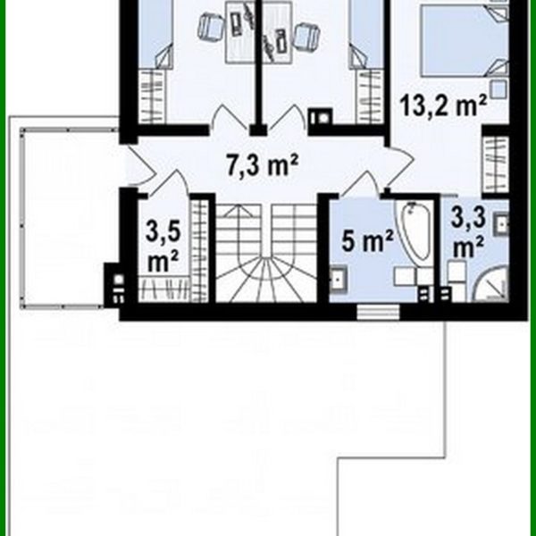1003. Modern compact two-story mansion of 150 m2