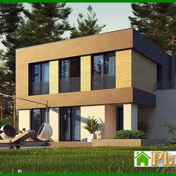1003. Modern compact two-story mansion of 150 m2