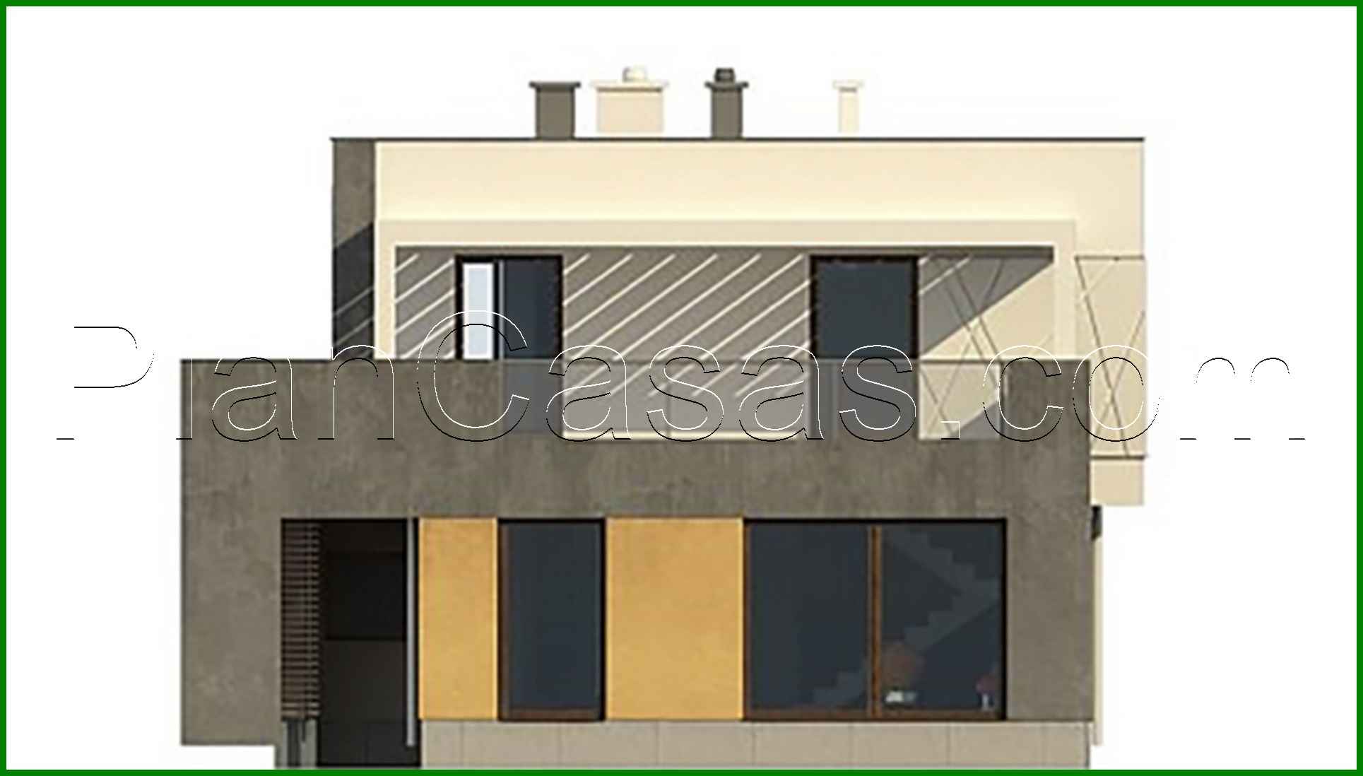 1006. Ultra-Modern Flat-Roof Country Mansion