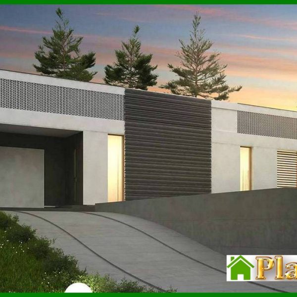 1007. Modern house with a comfortable patio