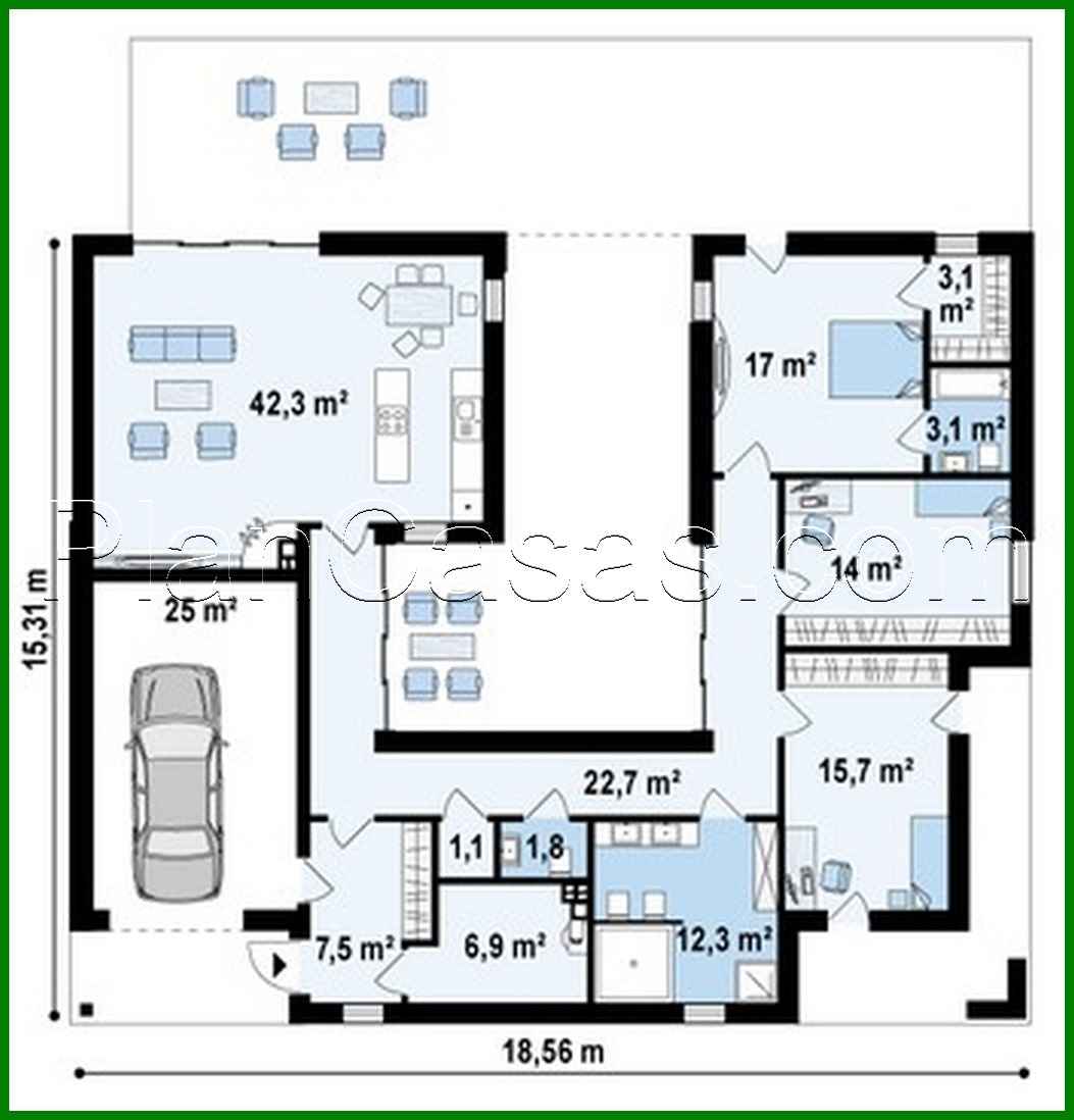 1007. Modern house with a comfortable patio 1007. Modern house with a comfortable patio