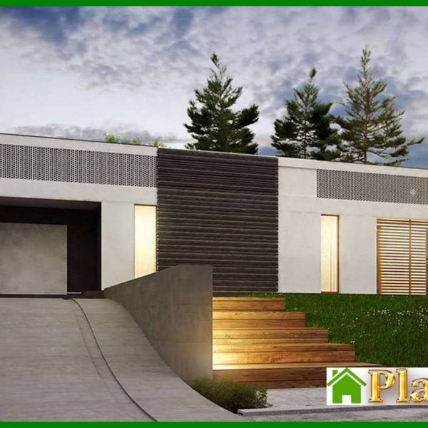 1007. Modern house with a comfortable patio