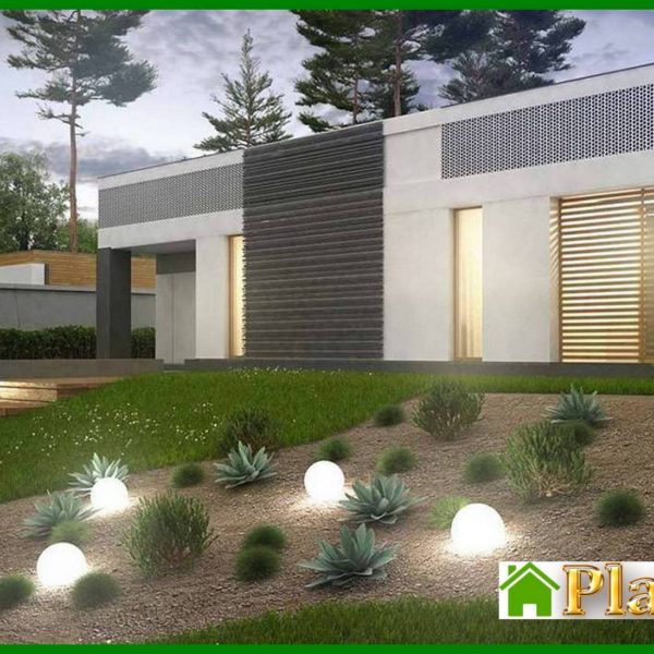 1007. Modern house with a comfortable patio