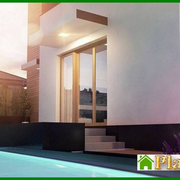 1008. Project of a modern mansion with two kitchens