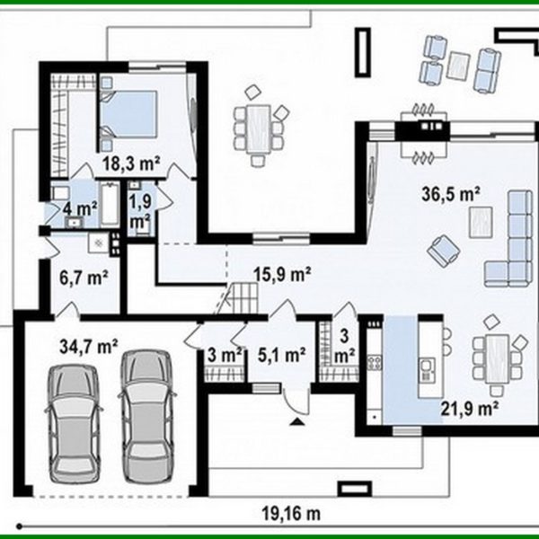 1010. Modern beautiful mansion