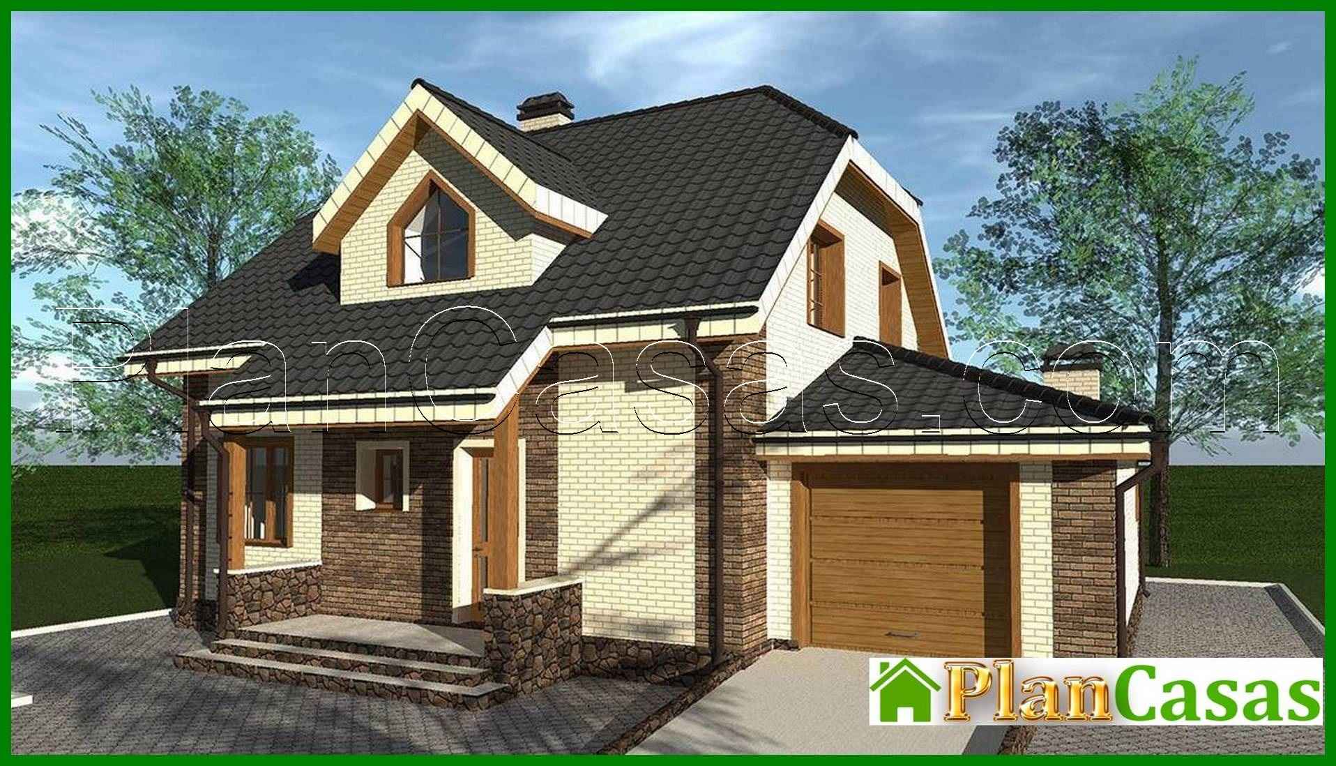 509. Amazing two-story house with bay window and built-in garage