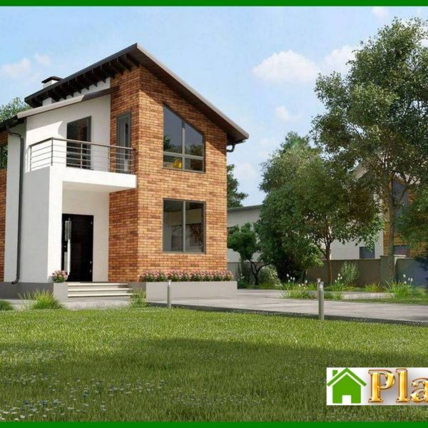 511. Plan of a small country house of 60m2