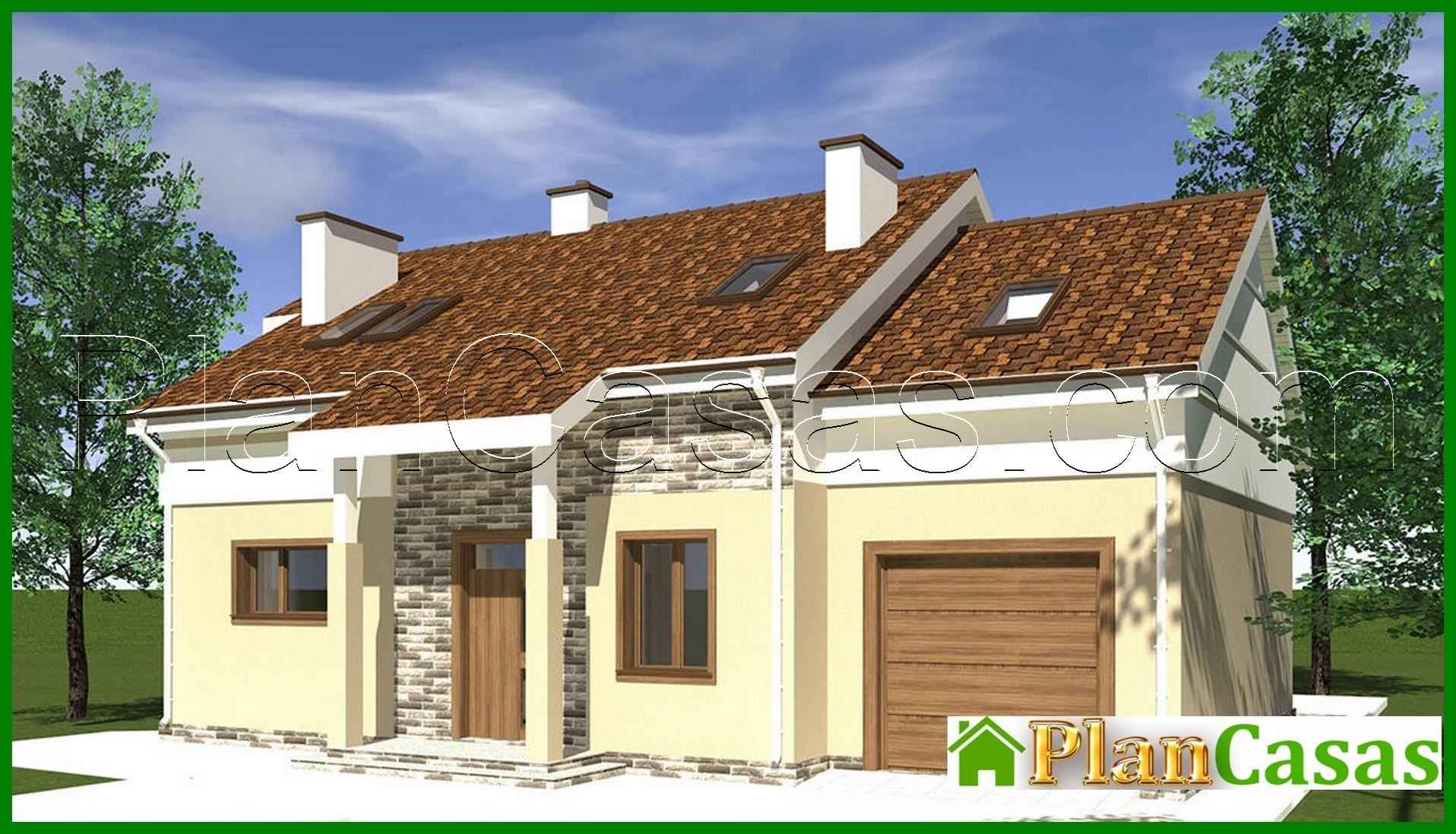 512. Project of a colorful attic house filled with sun