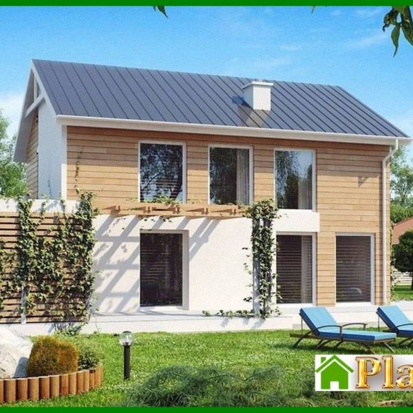 517. The project of a two-story economical house