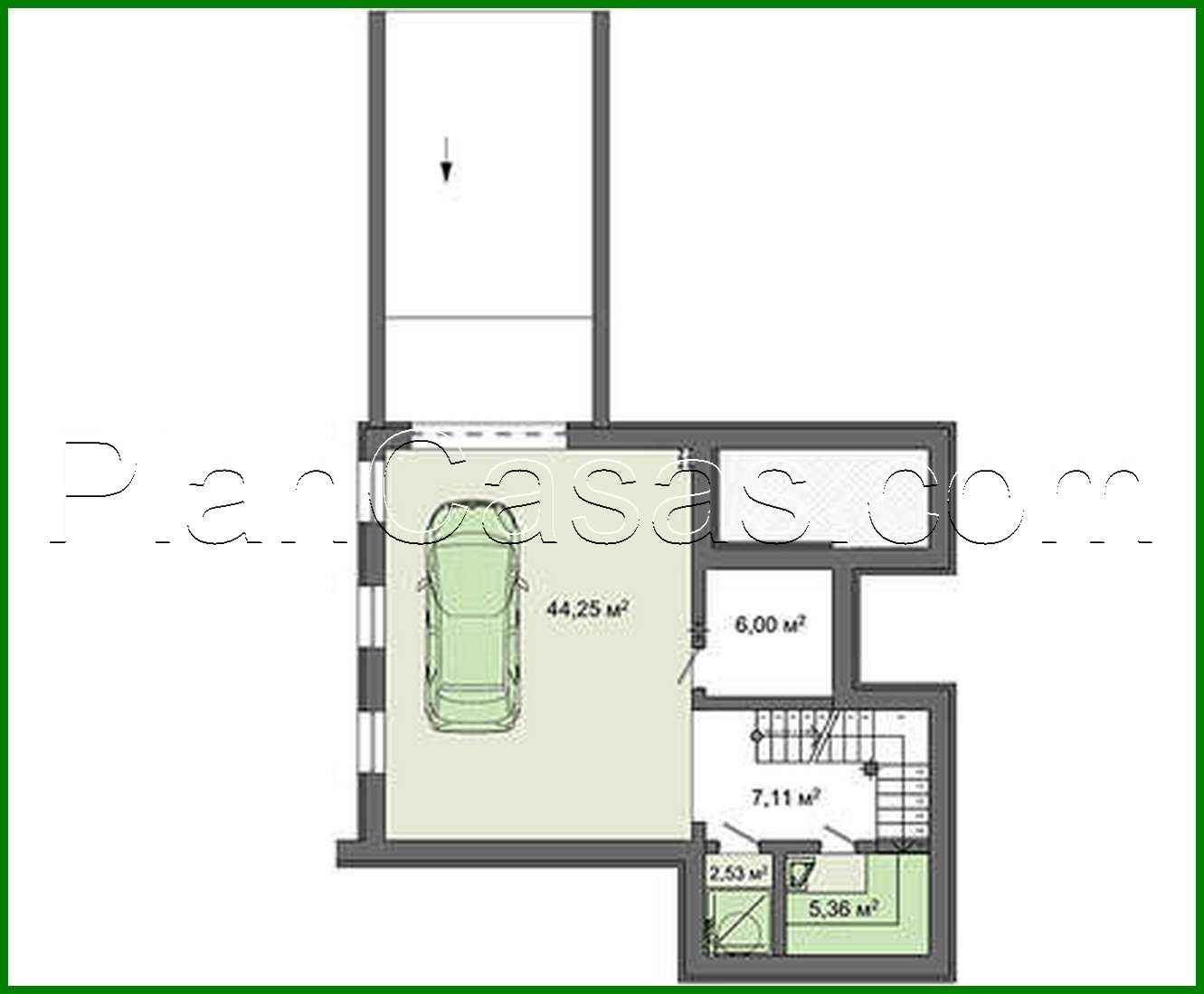534. Two-story cottage with an underground garage