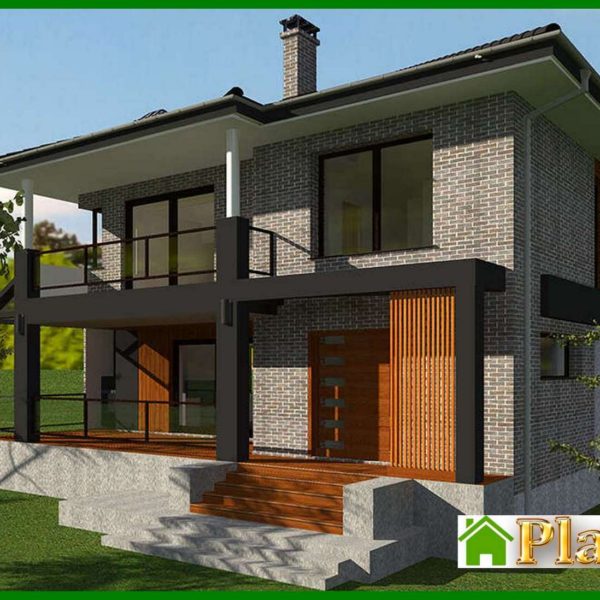 534. Two-story cottage with an underground garage