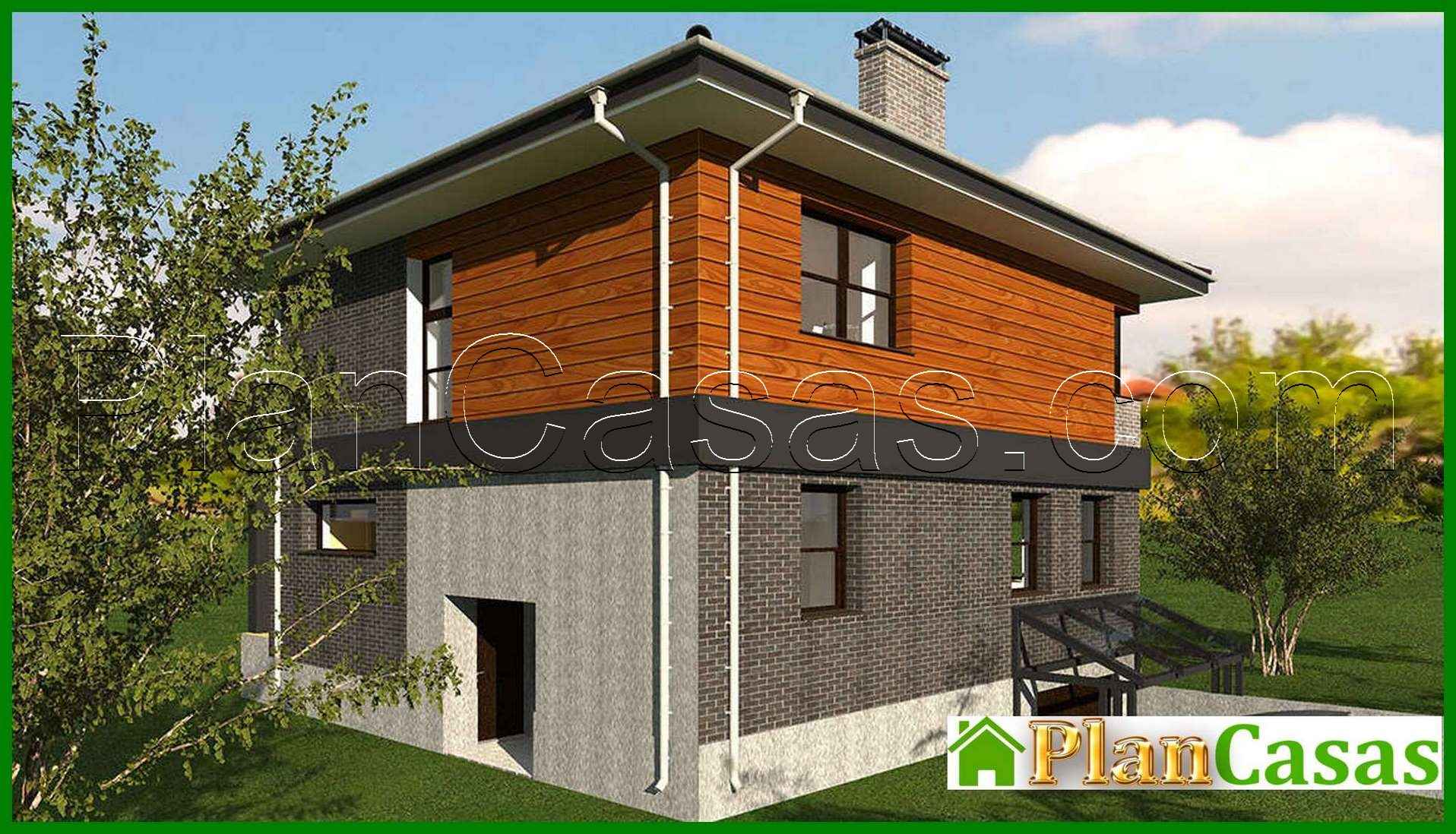 534. Two-story cottage with an underground garage