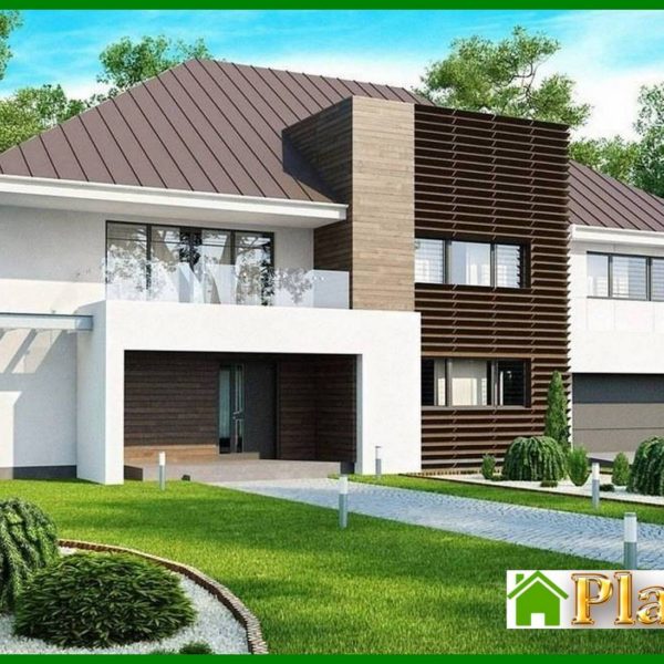 562. The project of a chic modern mansion