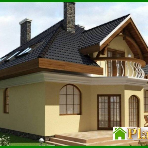 566. Classic beautiful cottage with a cute balcony