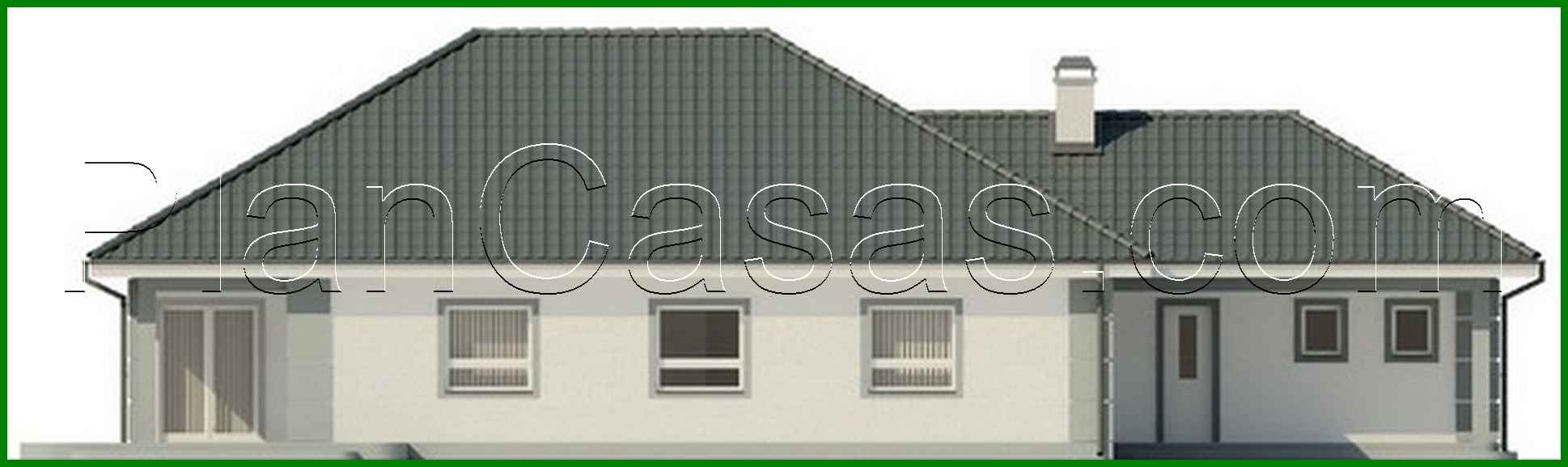 609. House project with a garage for two cars