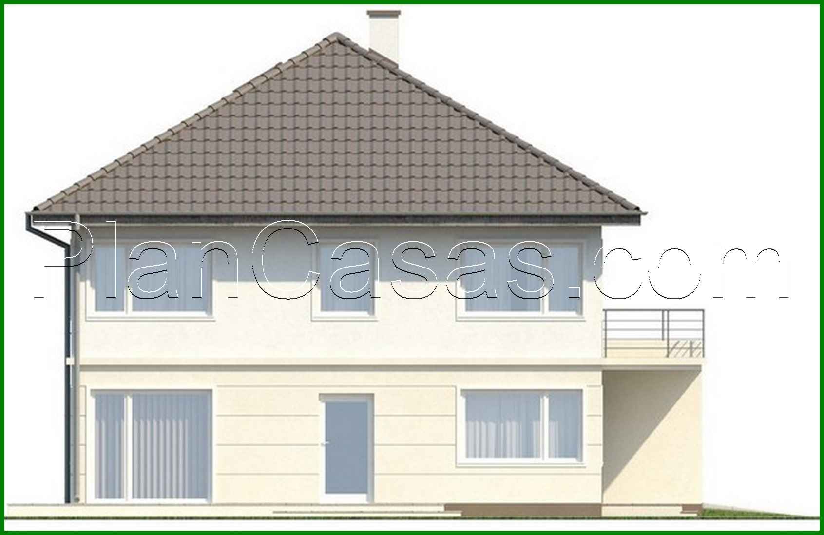 618. House project with a terrace above the garage