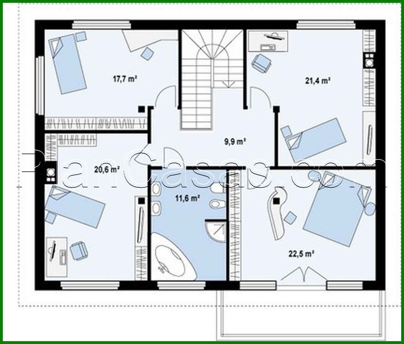 640. The project of a two-story cottage with a garage for one car