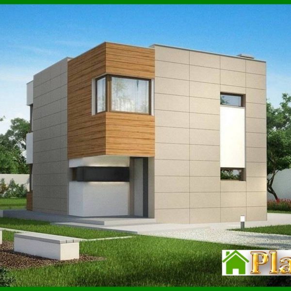 643. The project of a small cottage with three comfortable bedrooms