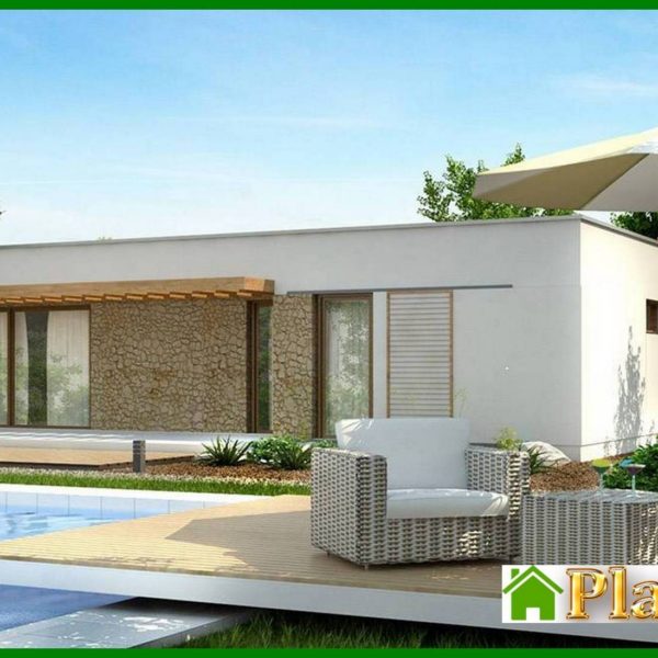 644. The project of a one-story bungalow-style cottage