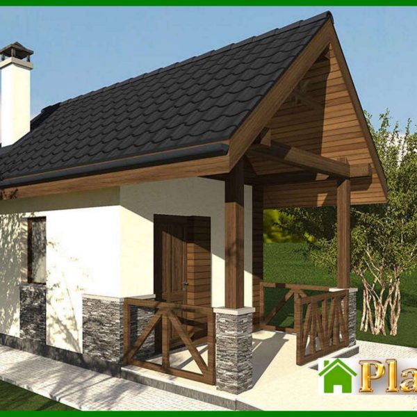 657. The project of a home workshop with a basement with a total area of 20 square meters. m