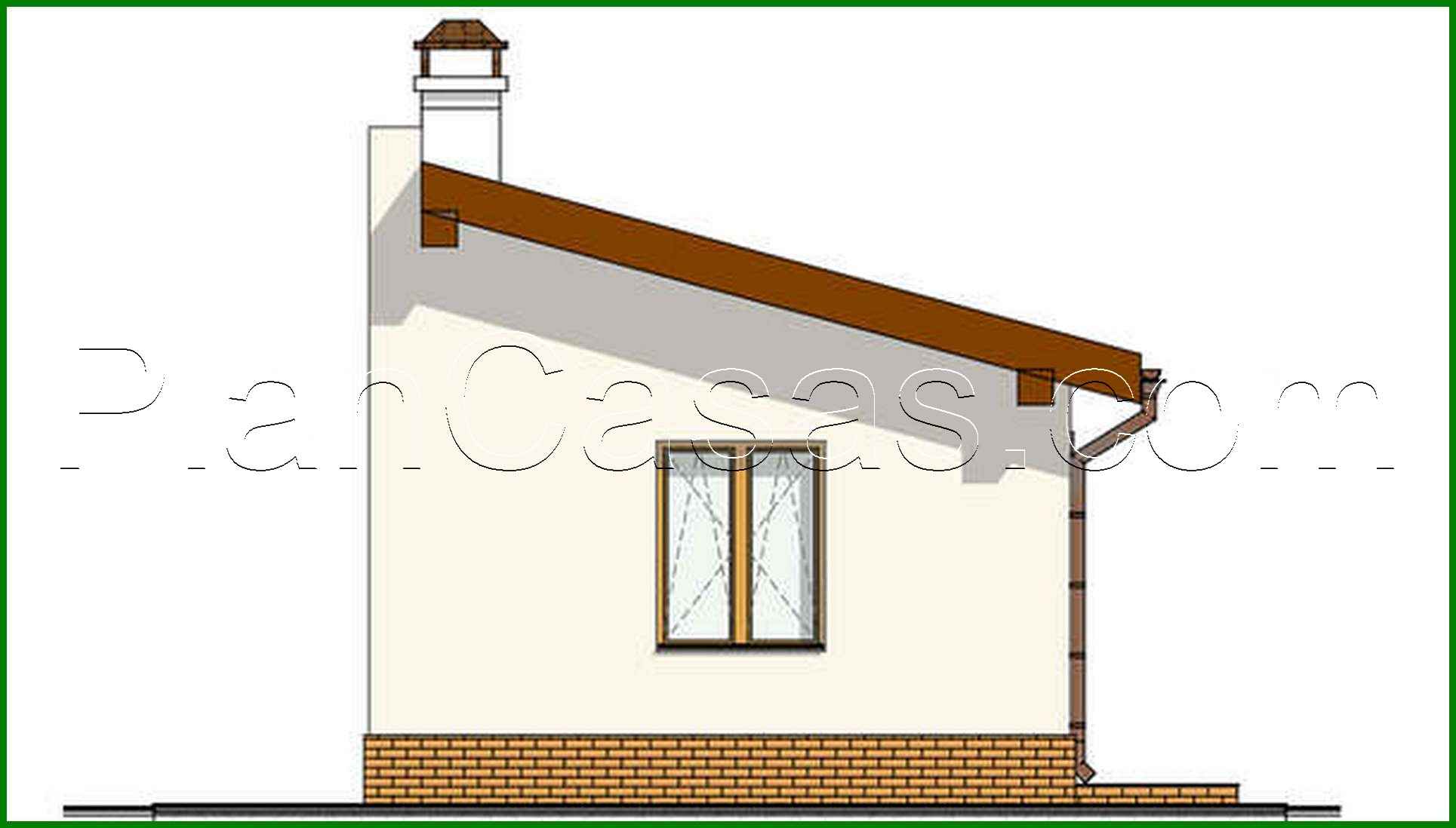 658. The project of a car garage with an area of 38 square meters. m