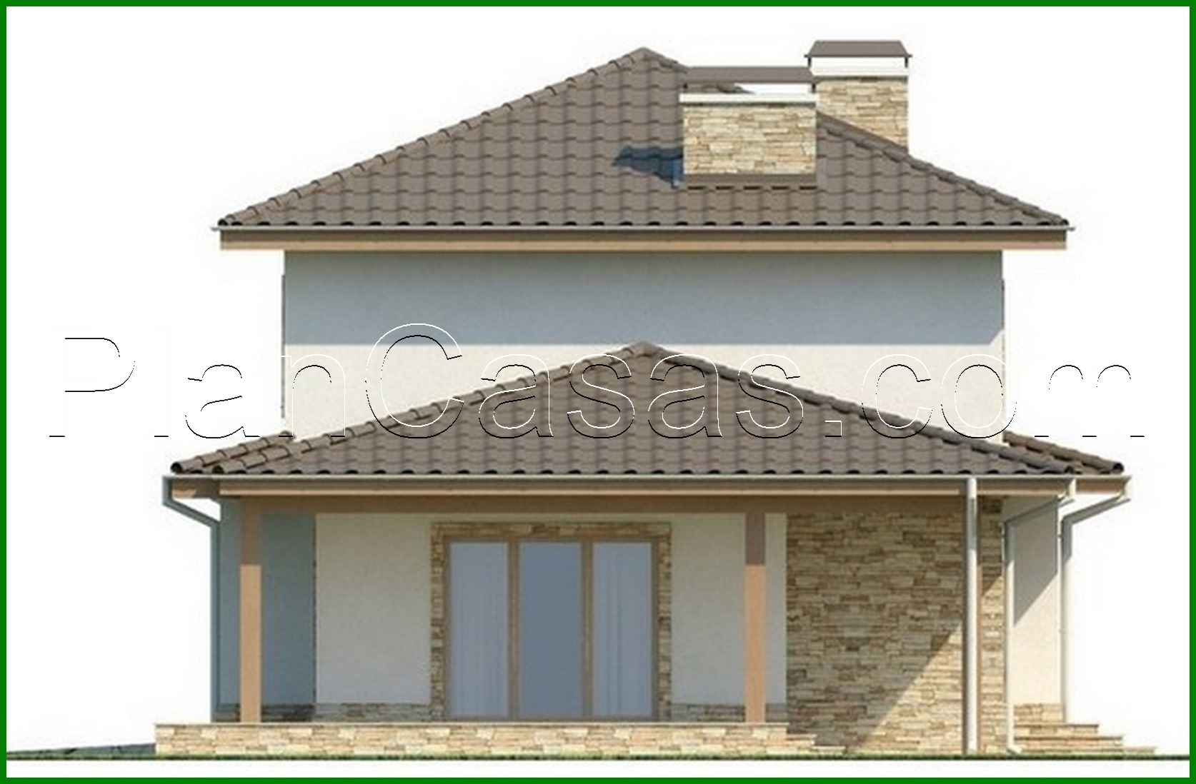 696. Manor project with side terrace