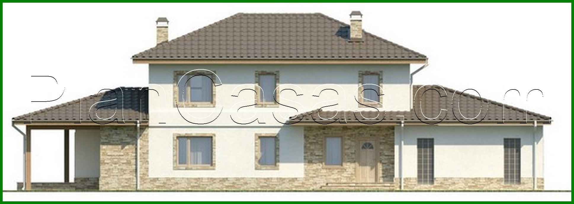 696. Manor project with side terrace