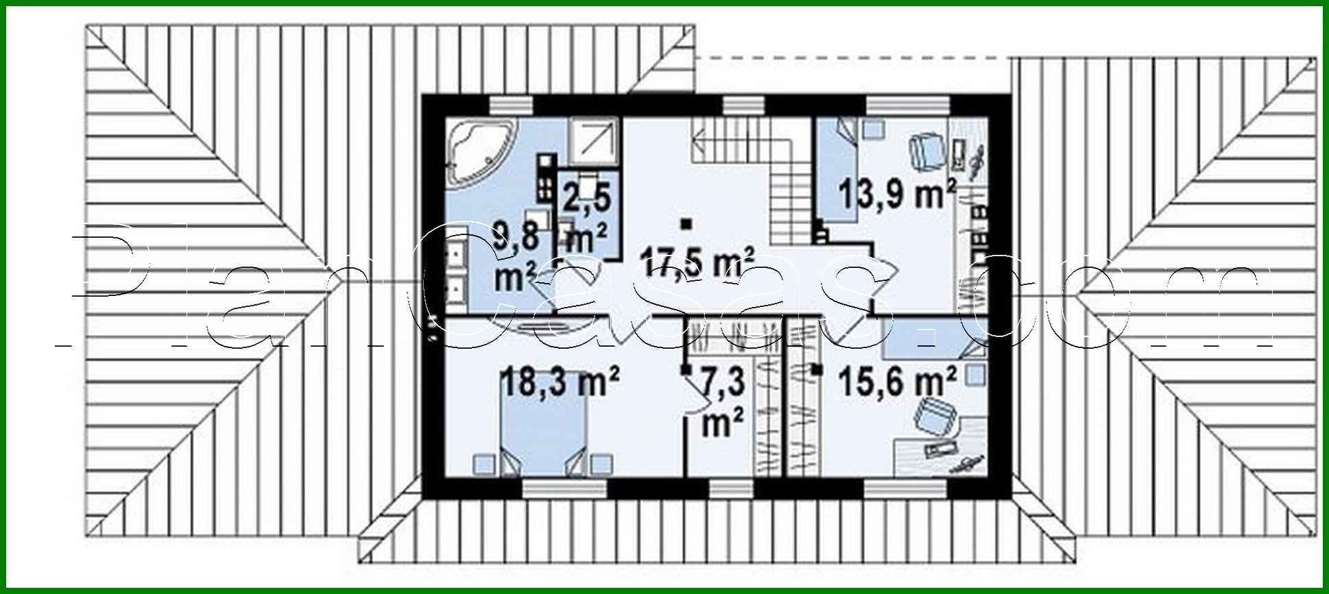 696. Manor project with side terrace