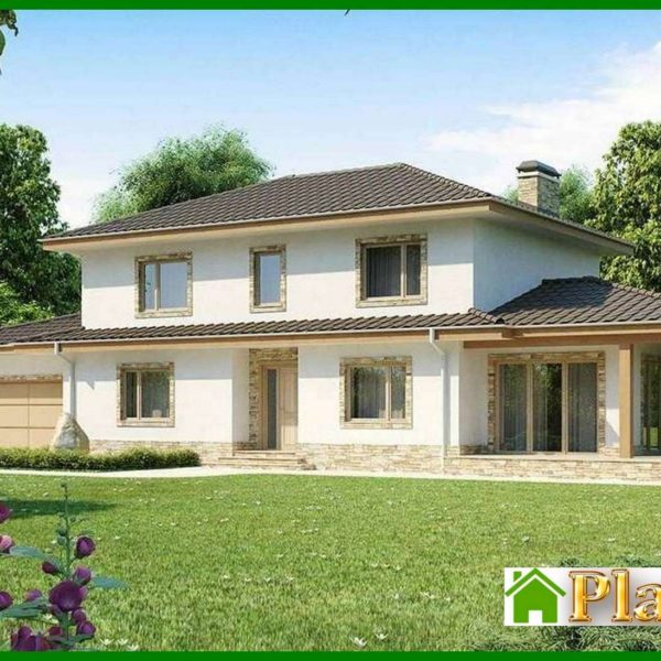 696. Manor project with side terrace