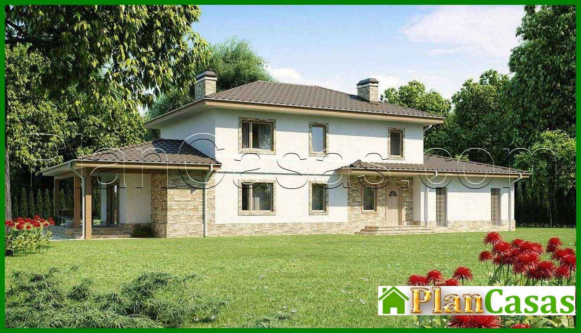 696. Manor project with side terrace