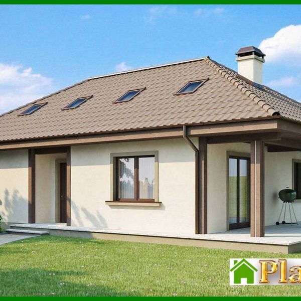 701. The classic design of a 1.5-storey cottage