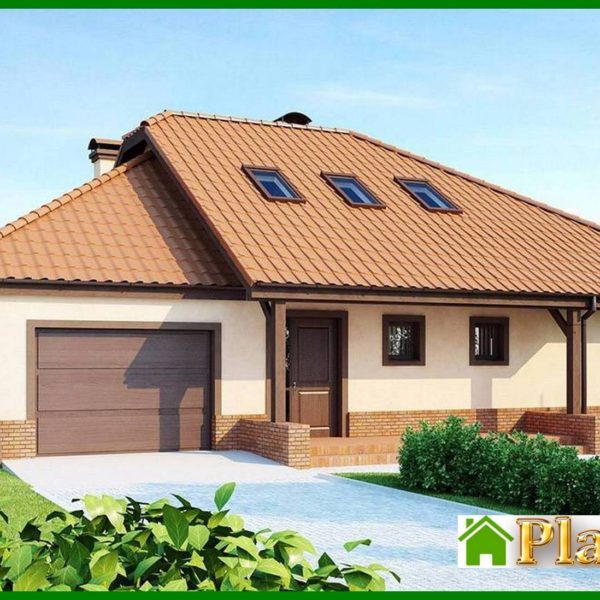 731. House project with garage, corner terrace 731. House project with garage, corner terrace