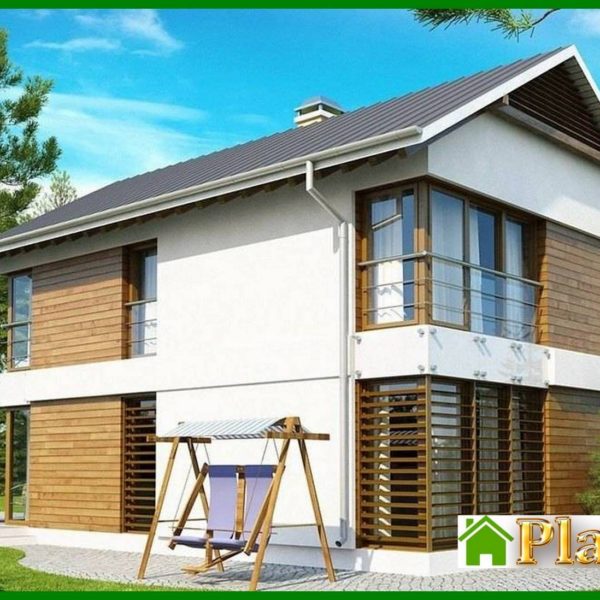 773. Two-story cottage for a narrow plot