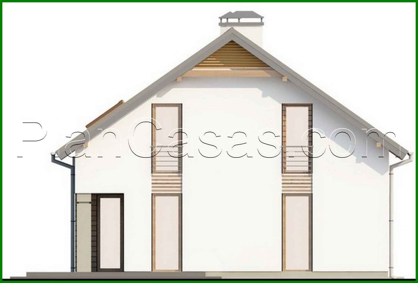 792. House project with a large terrace above the garage