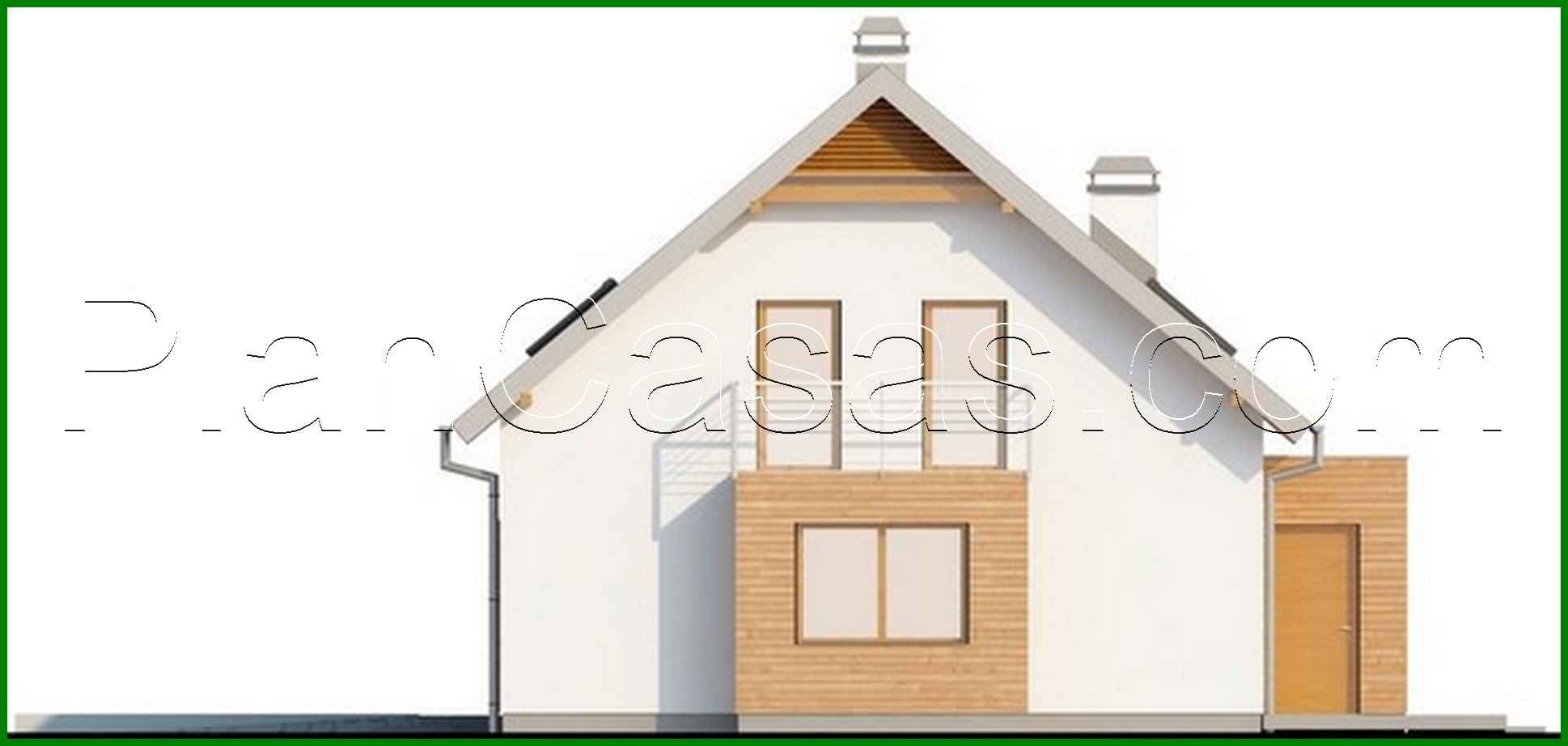 807. House project with an attic, a large technical room and an office