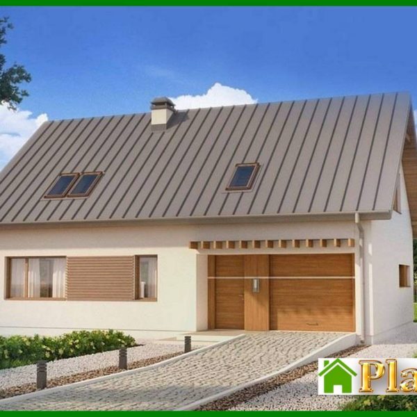 808. Classic house project with garage, extra bedroom