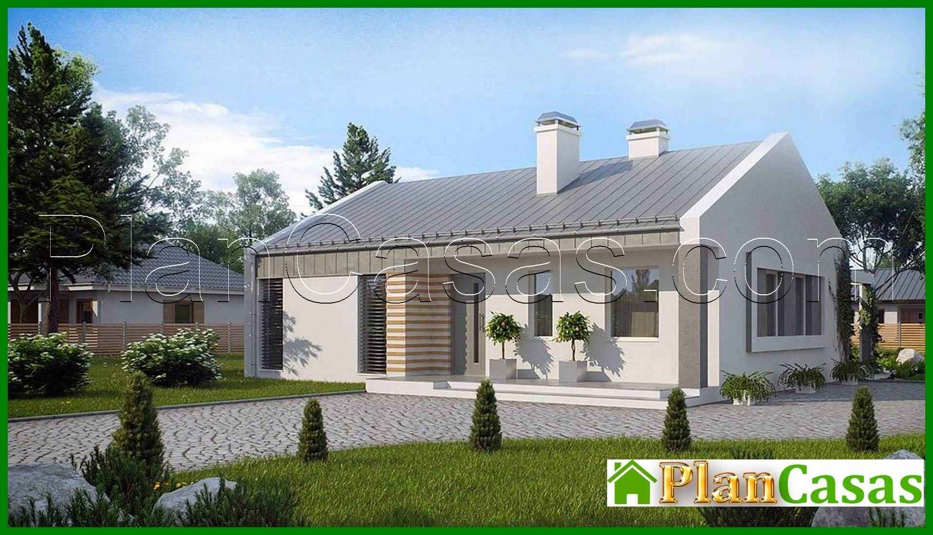 811. The project of an inexpensive energy-efficient modern cottage