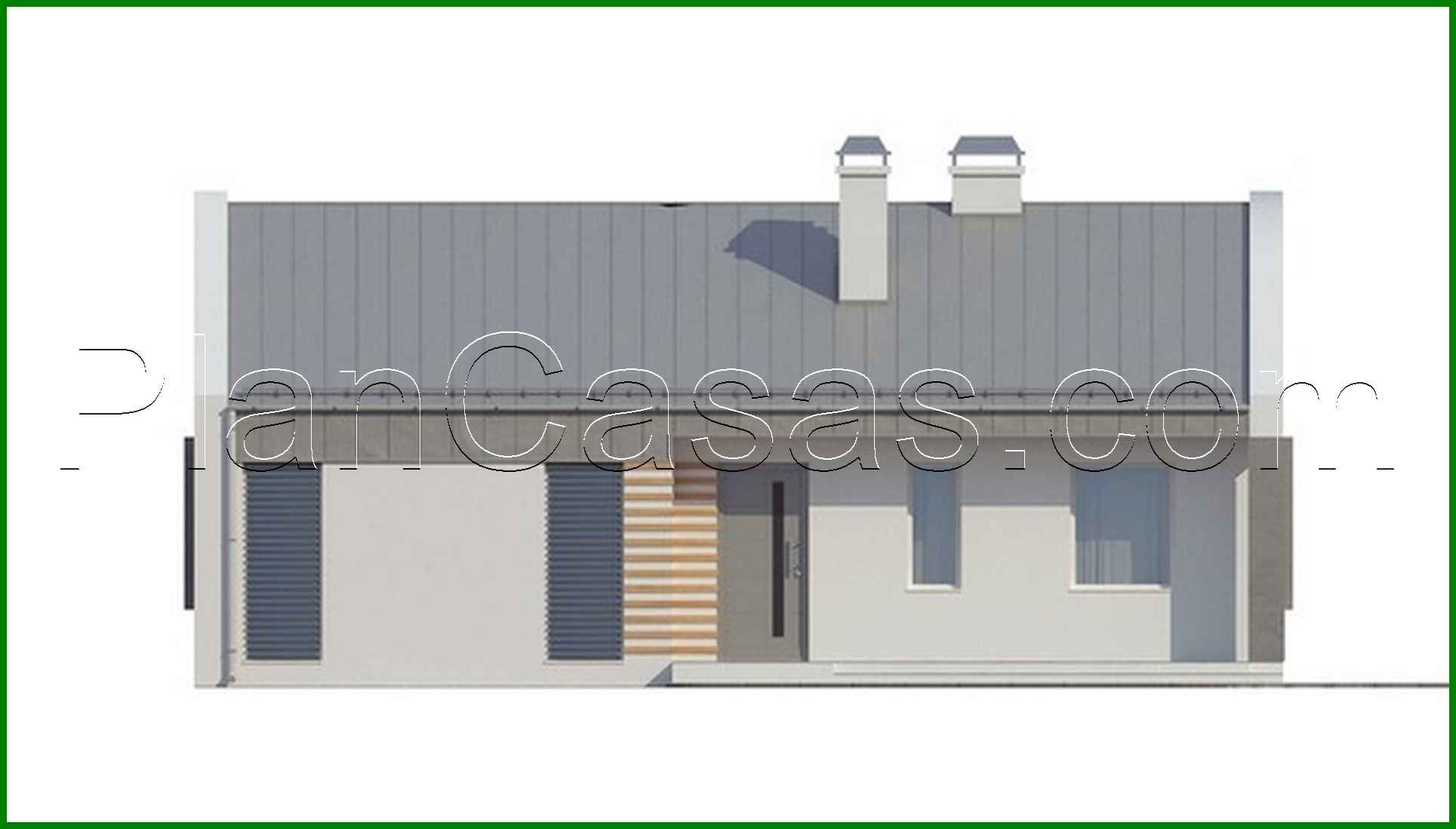 811. The project of an inexpensive energy-efficient modern cottage