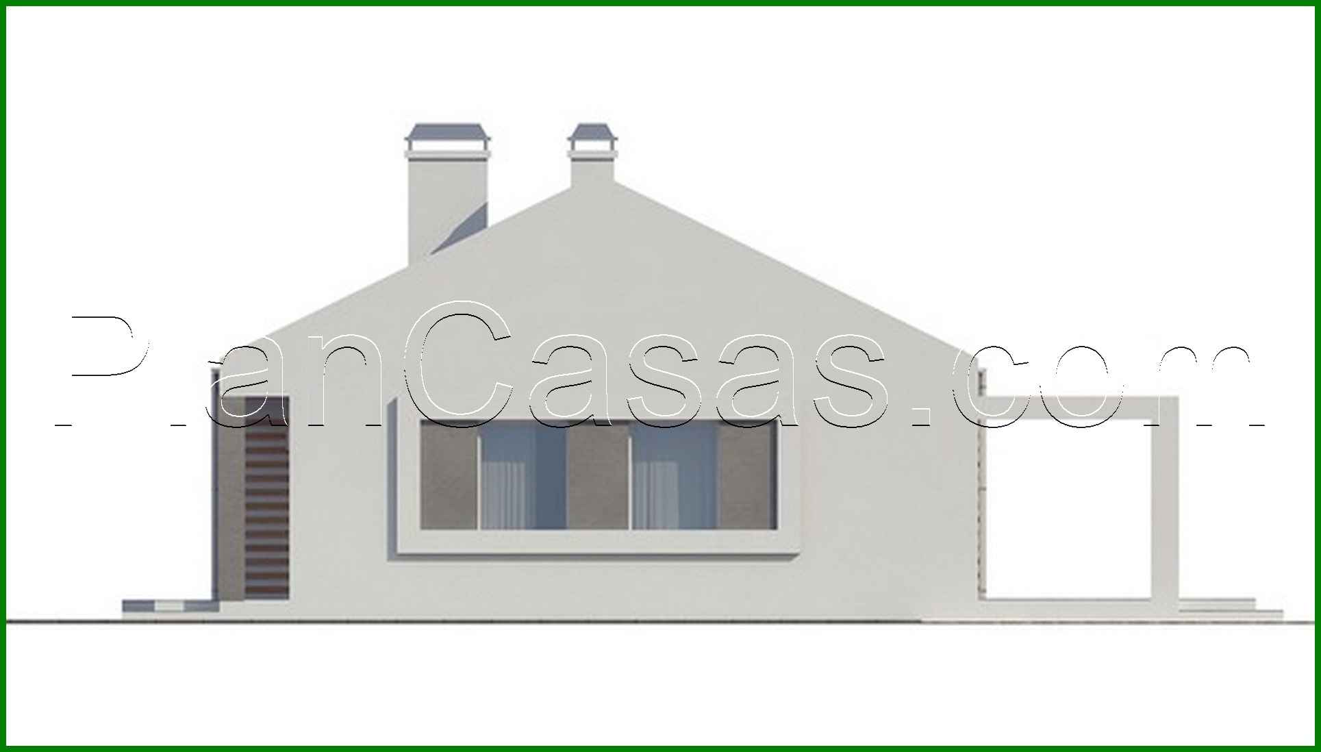 811. The project of an inexpensive energy-efficient modern cottage