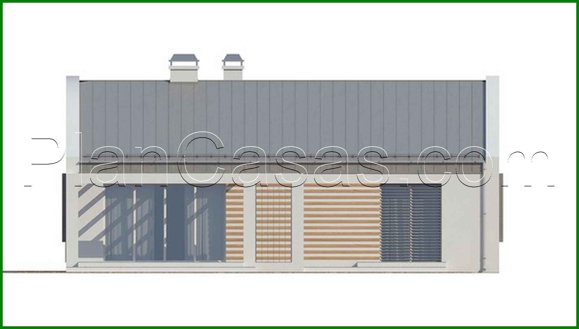 811. The project of an inexpensive energy-efficient modern cottage