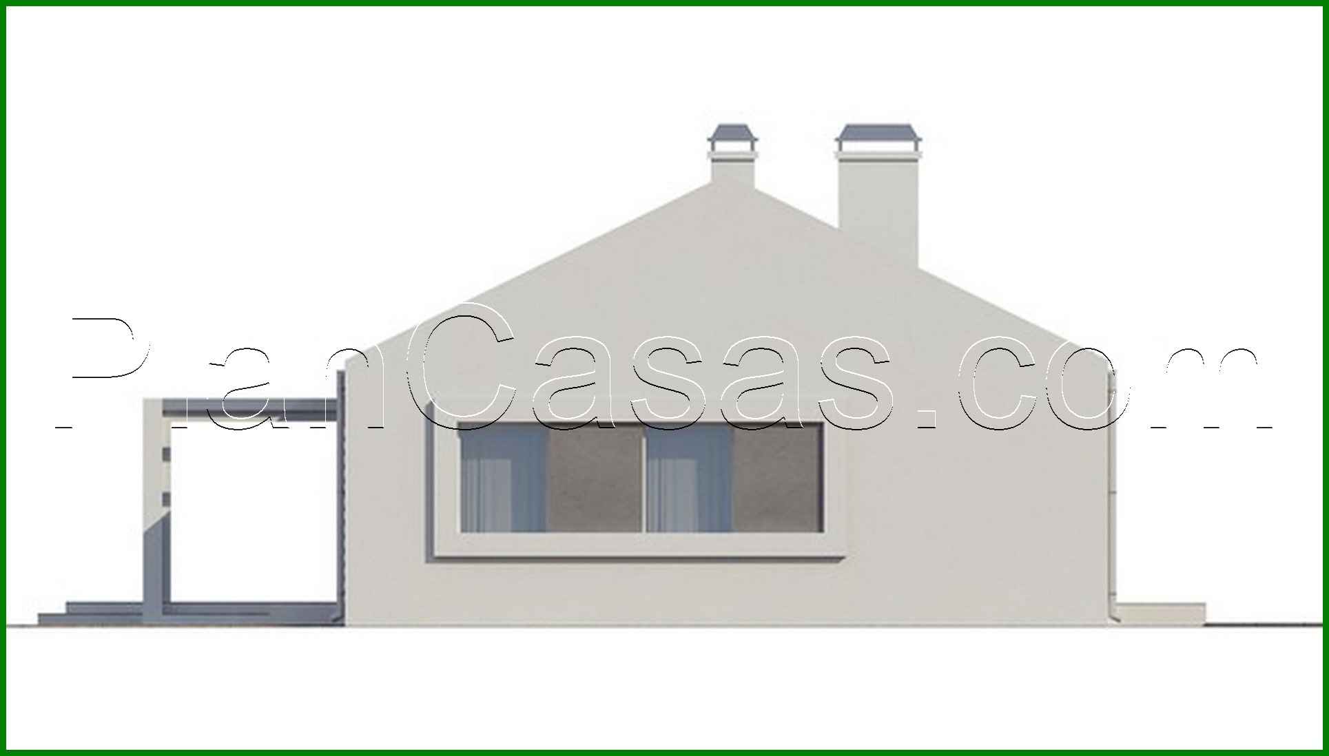 811. The project of an inexpensive energy-efficient modern cottage