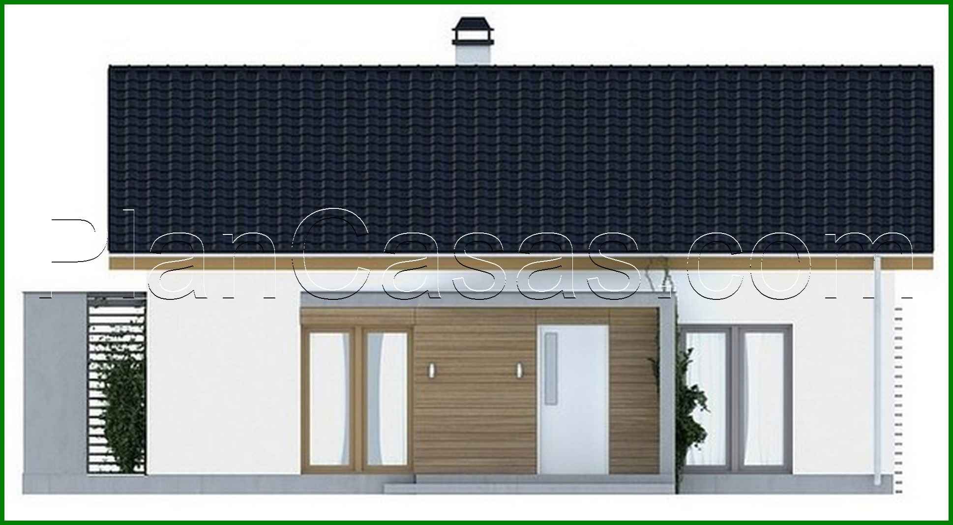 815. Project of a classic house of modern layout