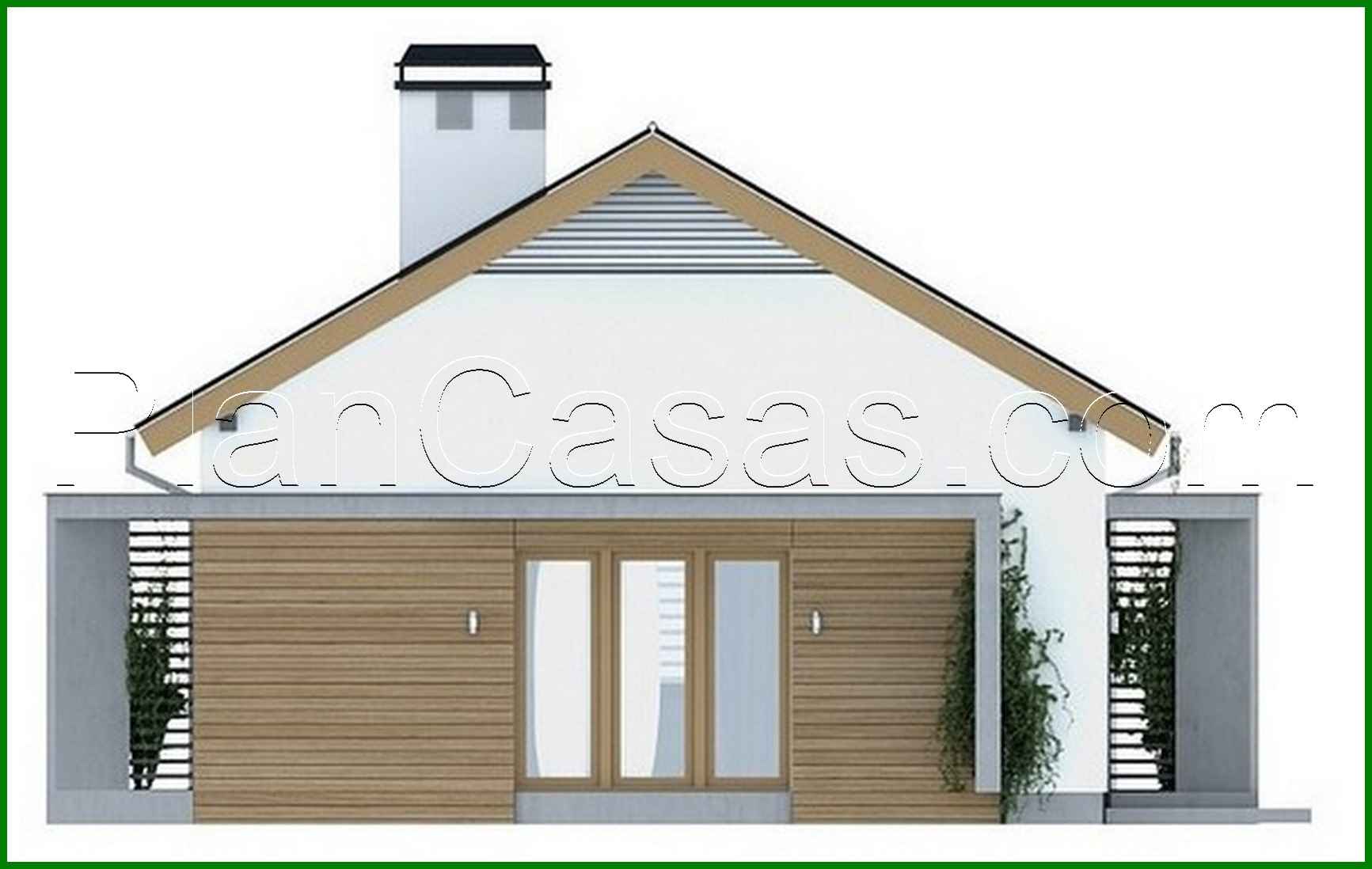 815. Project of a classic house of modern layout