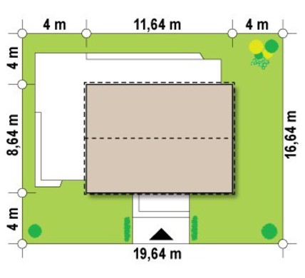 815. Project of a classic house of modern layout